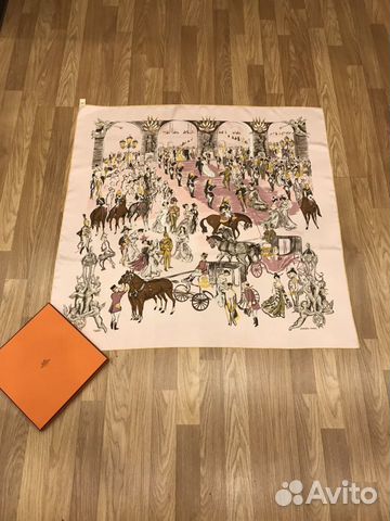 Платок шелковый Hermes ; Vintage ; Оригинал