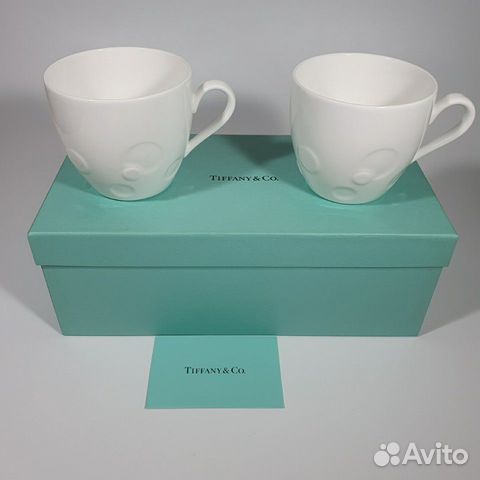 Чашки Tiffany & Co белые оригинал Чашки Tiffany & Co белые оригинал