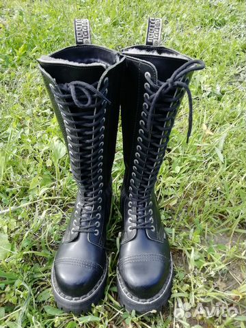 Ботинки Steel 20 eyelet с мехом Ботинки Steel 20 eyelet с мехом