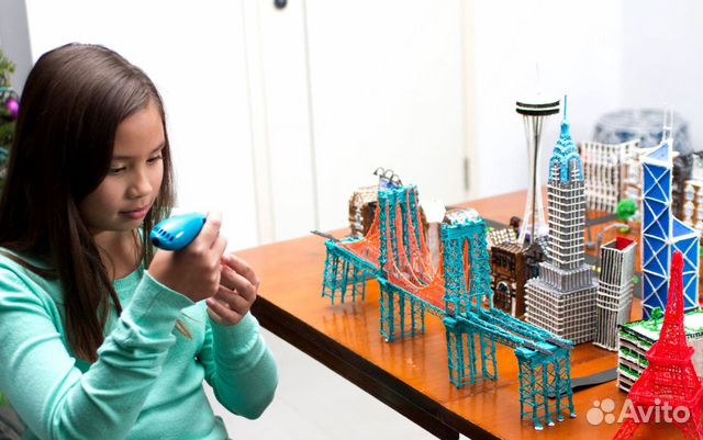 3D ручка 3dpen-2: голубая, оригинал