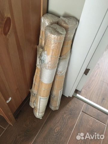Рулонные шторы жалюзи бамбук новые Леруа
