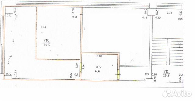 Офисное помещение, 44.9 м² Офисное помещение, 44.9 м²