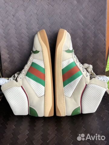 Кроссовки высокие Gucci, оригинал, Италия