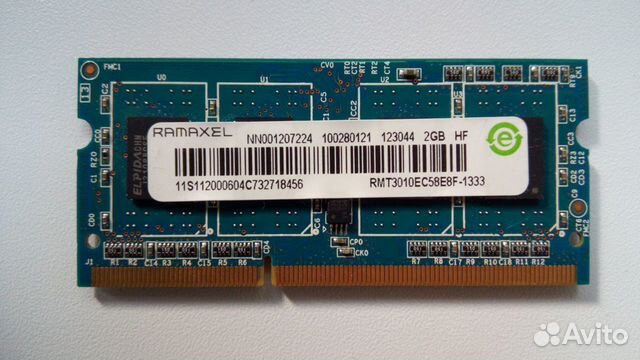Оперативная память Ramaxel 2GB RMT3010EC58E8F-1333