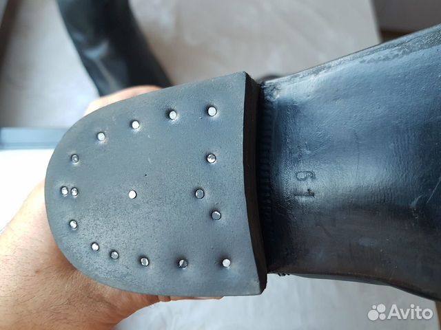 Сапоги 1 Офицерские хромовые р-р 43-44 Сапоги 1 Офицерские хромовые р-р 43-44