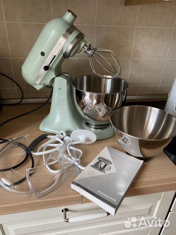 Планетарный миксер KitchenAid 5KSM175P фисташковый Планетарный миксер KitchenAid 5KSM175P фисташковый