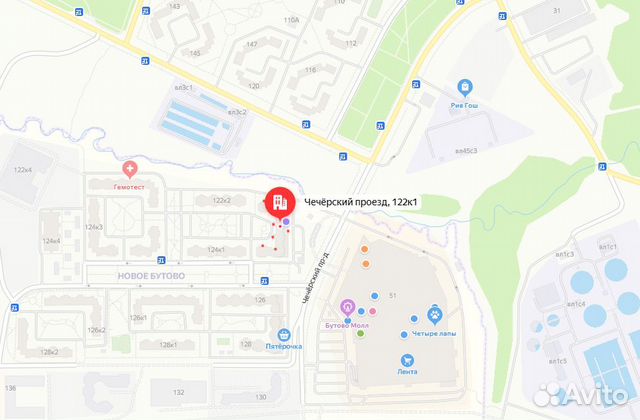 2-к квартира, 62.4 м², 1/17 эт.