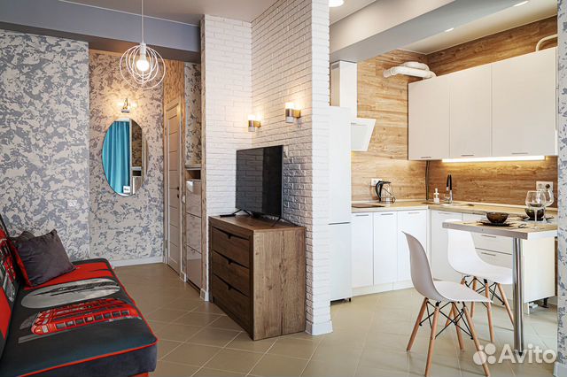 

Квартира-студия, 32 м², 2 кровати