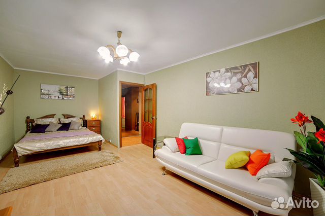 

1-к. квартира, 43 м², 2 кровати