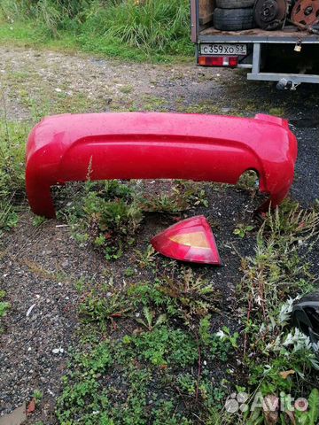 Задний бампер киа Рио 1