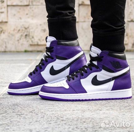 nike air jordan purple court