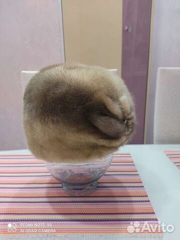 Женская норковая шапка