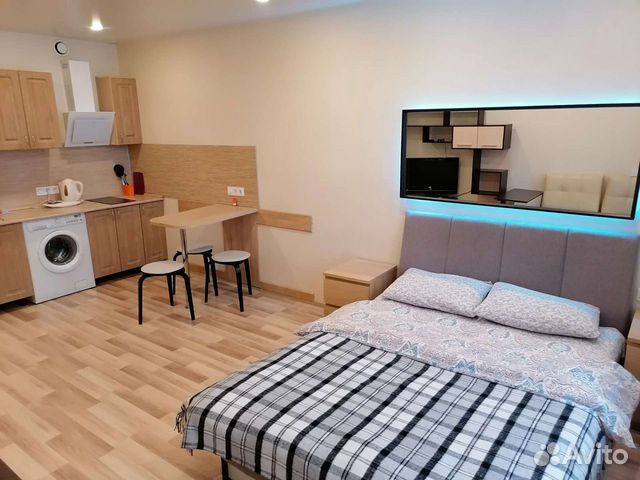 

Квартира-студия, 30 м², 2 кровати