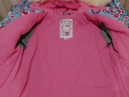 Пуховик на девочку р. 110