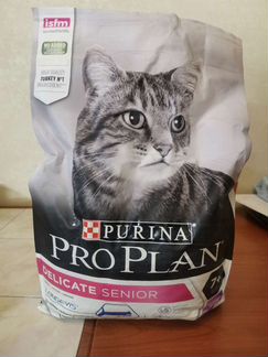 Корм для кошек Pro Plan Delicate, с индейкой 3 кг