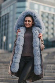 Шикарные парки с натуральным мехом