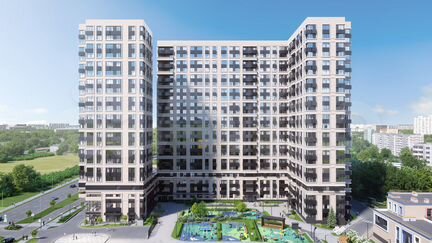 1-к апартаменты, 36.3 м², 17/22 эт.