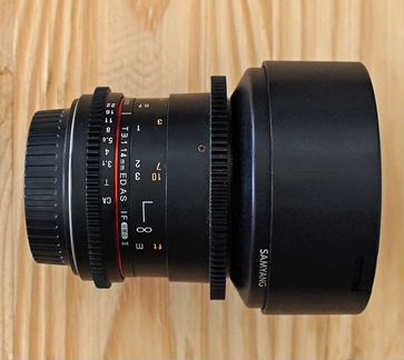 Объектив Samyang 14mm T3.1 UMC vdslr II, sony e
