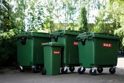 Мусорные контейнеры 1100л 770л 660л 360л 240л 120л