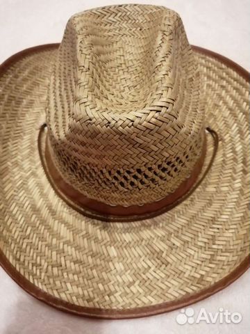 Шляпа мужская Шериф. Соломка