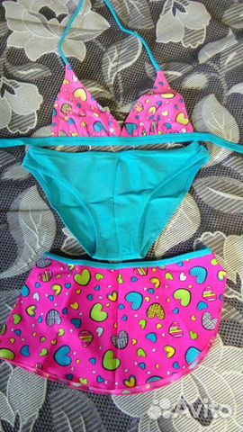 Купальник детский с юбкой