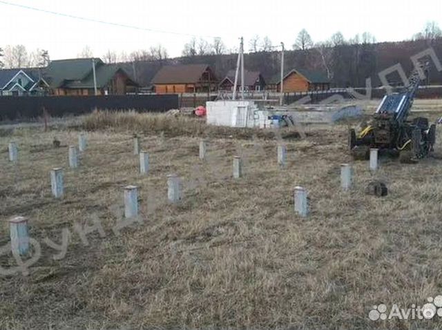 Фундамент на жб сваях под ключ / Жб сваи