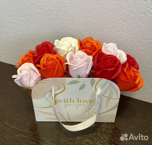 Мыльные розы букеты