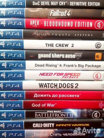PS4 диски лицензионные игры Sony PlayStation 4