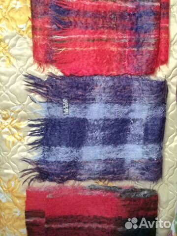 Мужской шарф мохеровый