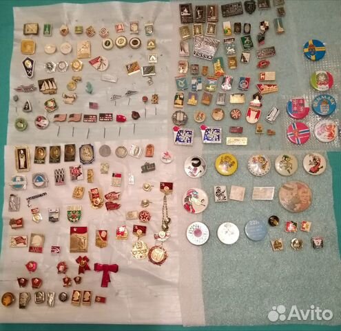 Значки спорт,ленин,города герои,детские