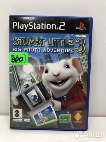 Диск Stuart little 3 Big photo Adventure на PS2