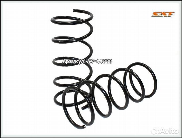 Комплект (2шт) пружин передние peugeot 206 1998