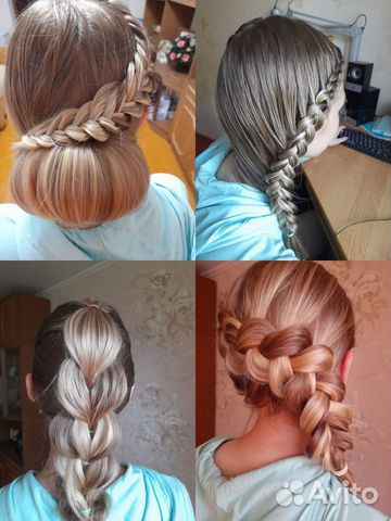 Плетение кос, прически