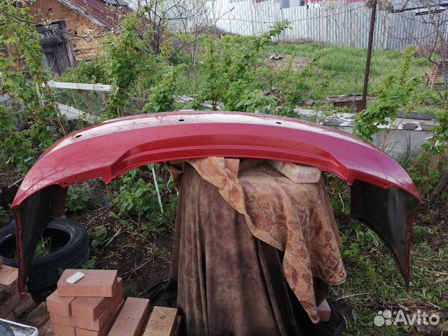 Задний бампер hyundai solaris