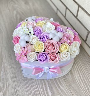 Невянущий букет из мыла