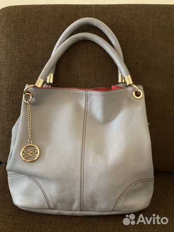 Женская сумка Lancel голубая