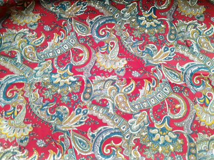 Шелк натуральный отрез ткани Индия