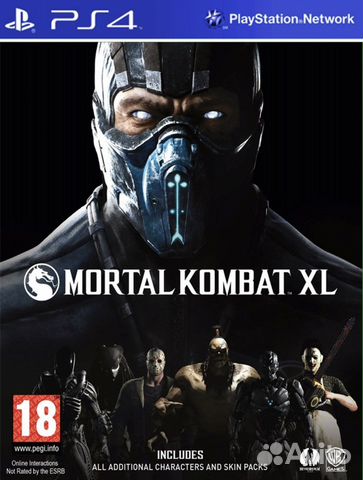Игра Mortal Kombat XL Plastation 4 новый