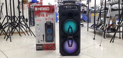 Колонка портативная Kimiso Disco +Караоке микрафон