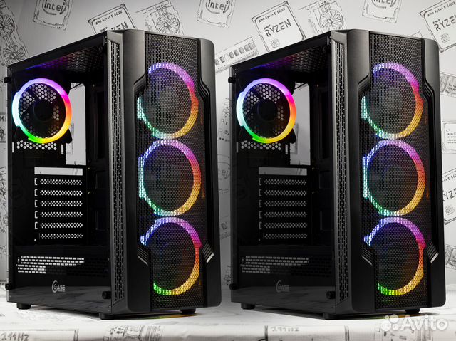 Корпуса PowerCase Mistral X4 Mesh LED Black