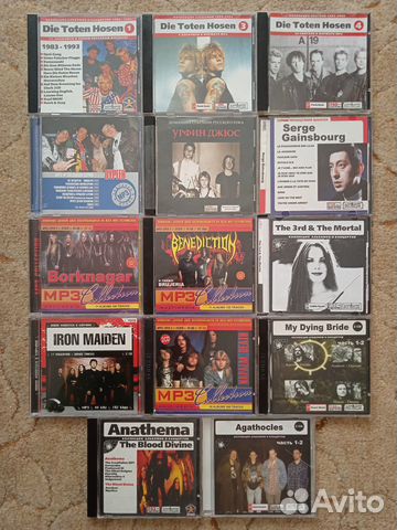 MP3 диски Metal Black Doom Death Punk Рок и др