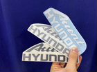 Наклейки Hyundai Accent под оригинал