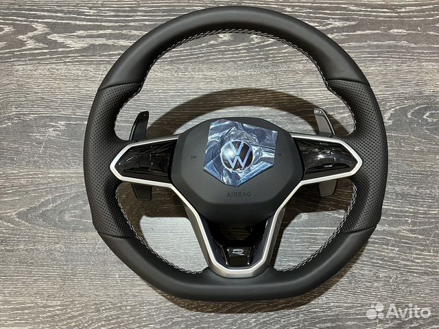 Спорт руль VW R сенсор подогрев лепестки