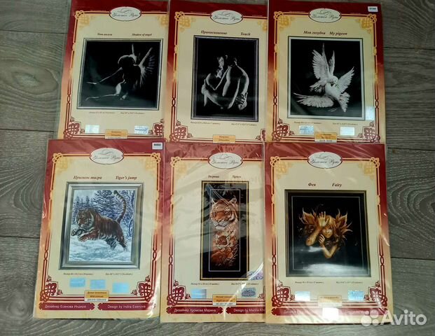 Наборы для вышивки крестиком и бисером