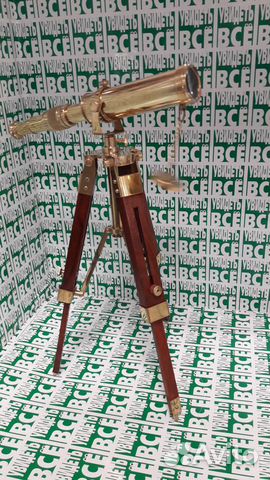 Телескоп Рэтро Латунь цвет gold