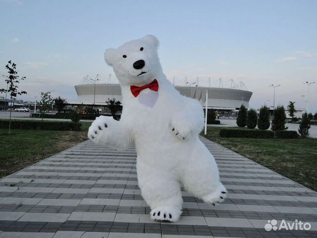 Белый мишка поздравление