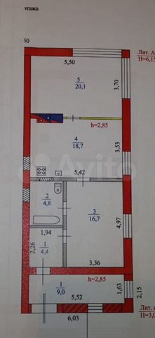 Коттедж 330 м² на участке 10 сот.