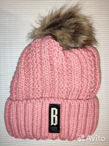Шапка женская зимняя / осенняя / весенняя розовая