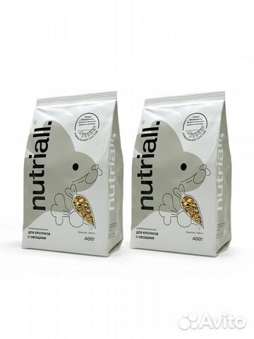 Корм для кроликов Nutriall с овощами (2 пакета)