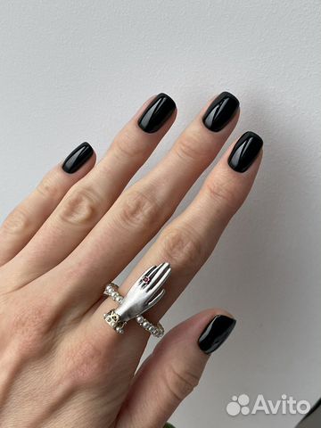 Alexander McQueen стильное кольцо